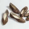 zapatos animal print pelo leopardo mujer