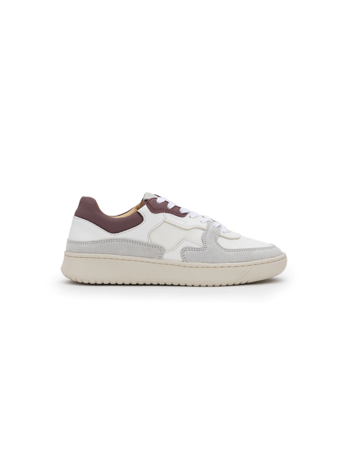 Sneakers Mujer Retro 80 Blanco Rosa