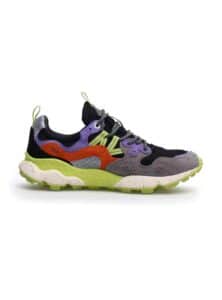 Sneakers Mujer Negra y verde suela trecking