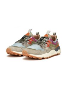 Sneakers Trecking Azul Calrito y Naranja