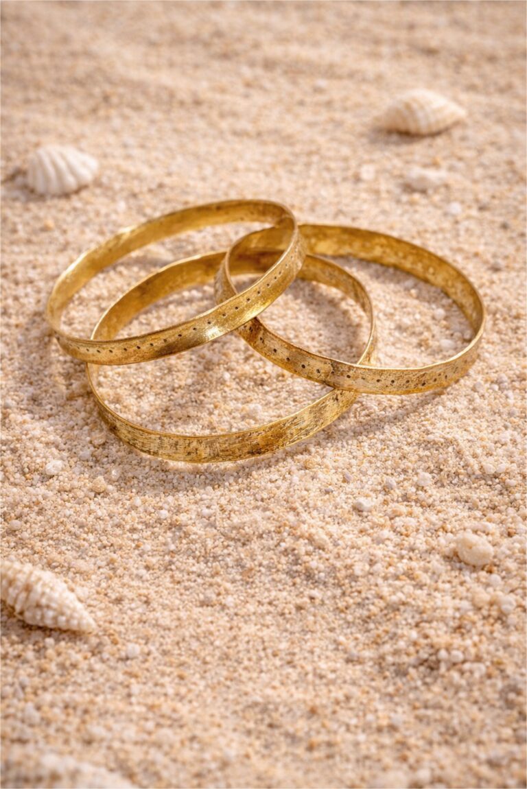 Pulseras latón brazo