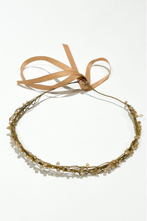 women's amber crystal headband