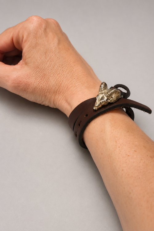 Pulsera Forest Gold Muflon_marrón