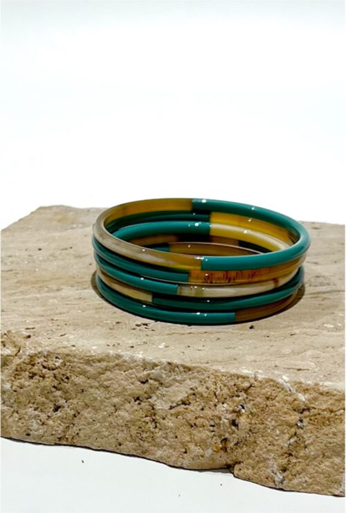Turquoise horn bracelet 2