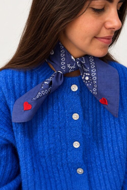 BANDANA AZUL TINTA