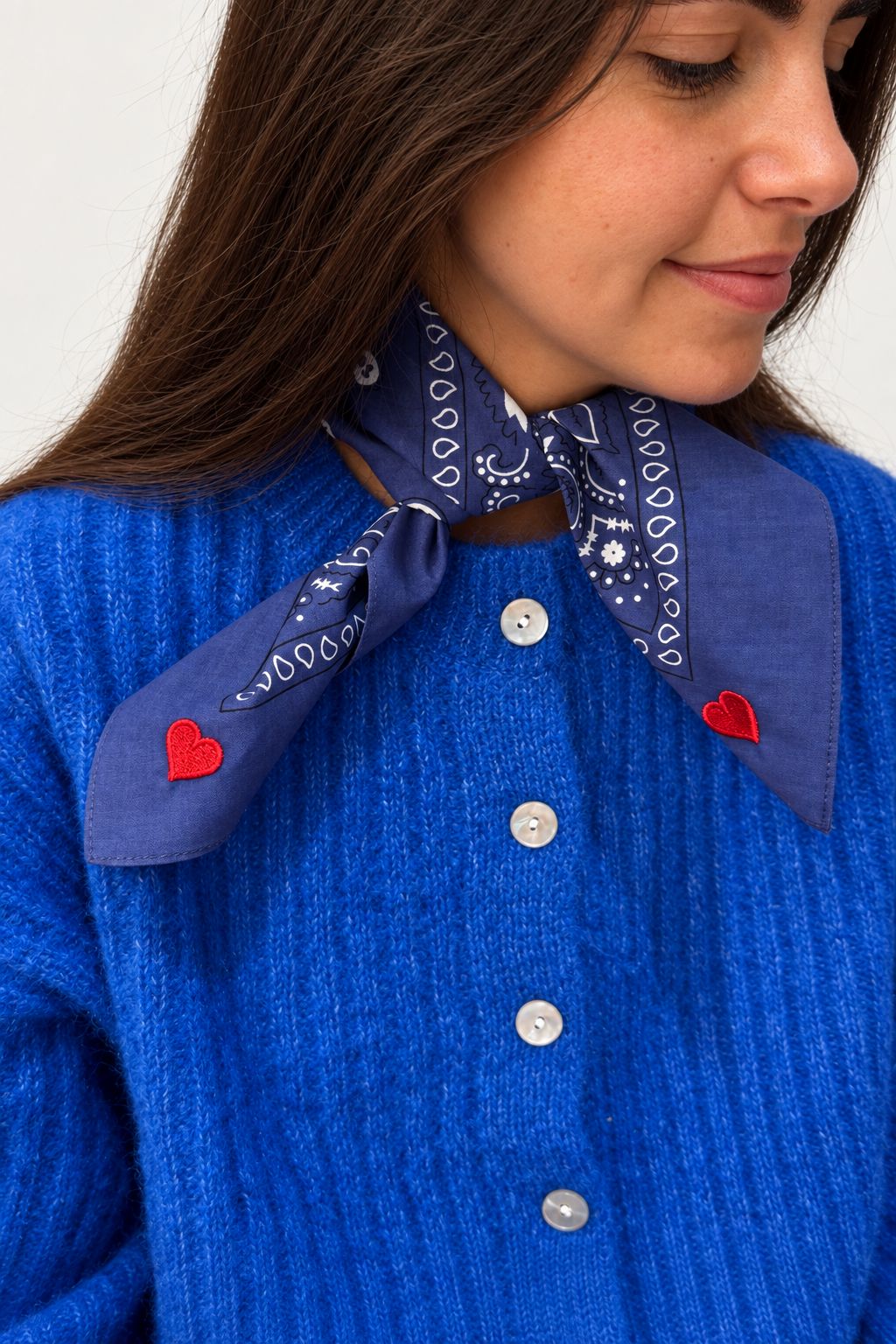BANDANA AZUL TINTA