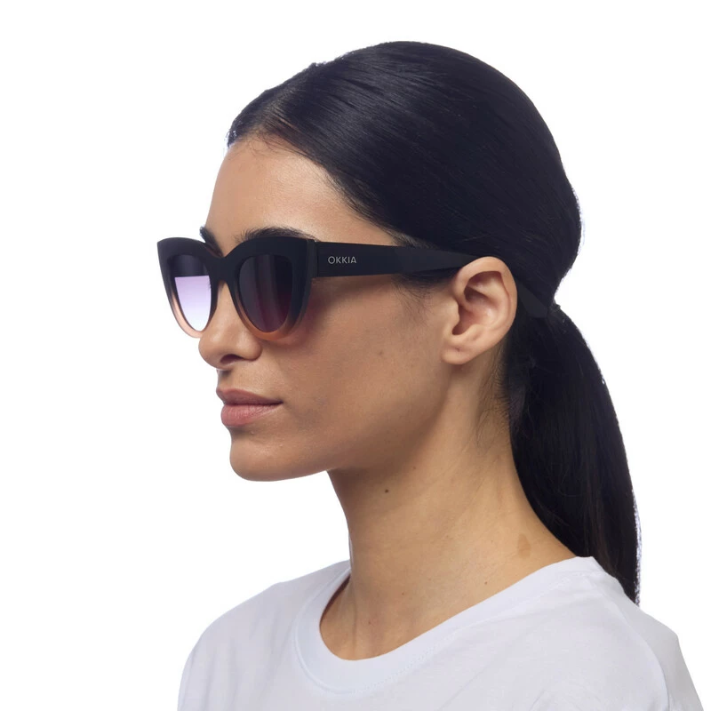 Gafas Sol BIG Cat Black and nude - Imagen 2