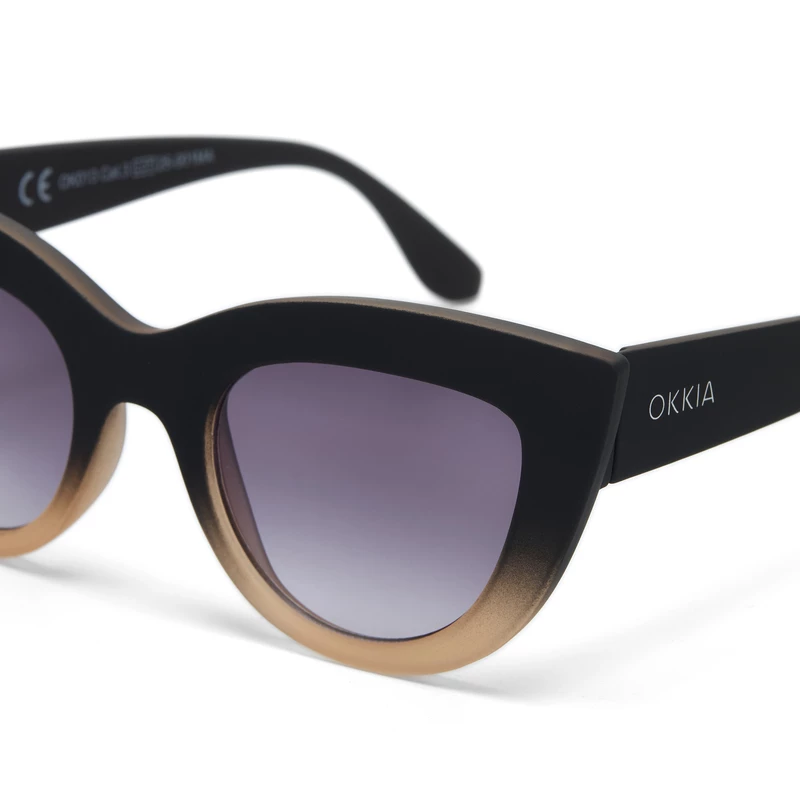 Gafas Sol BIG Cat Black and nude - Imagen 3