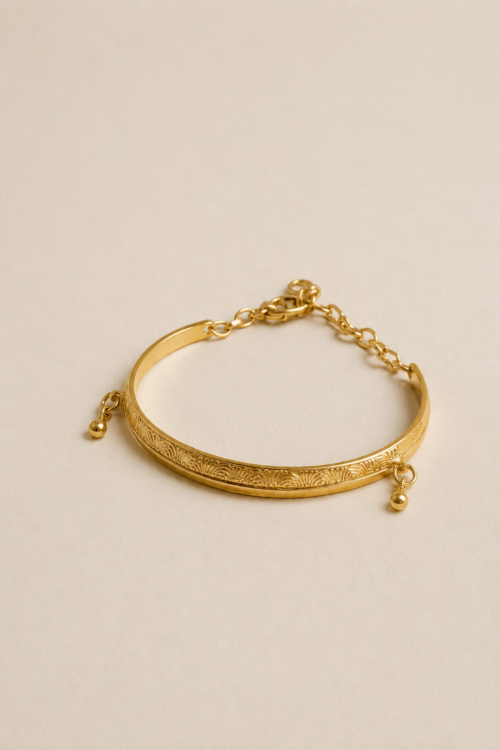 PULSERA DORADA TROQUELADA