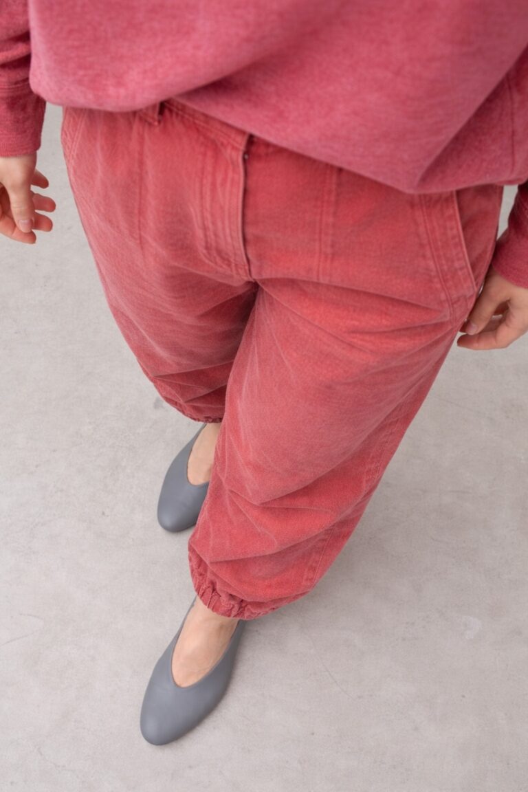 Bailarinas Gris perla mujer piel