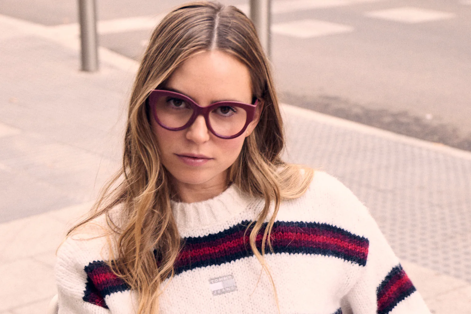 Gafas GRADUADAS AUDREY BURGUNDY - Imagen 3
