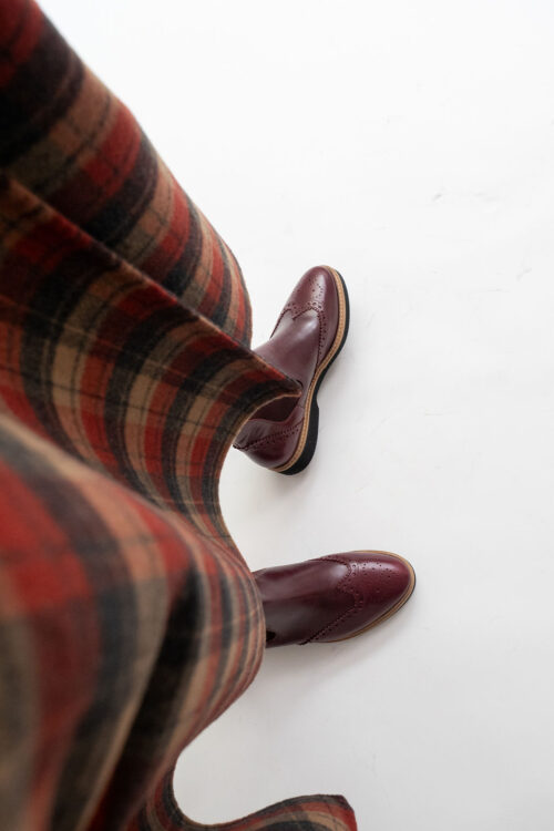 Botas Chelsea Granate Mujer