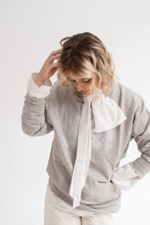 Women's Silver Grey Sweatshirt