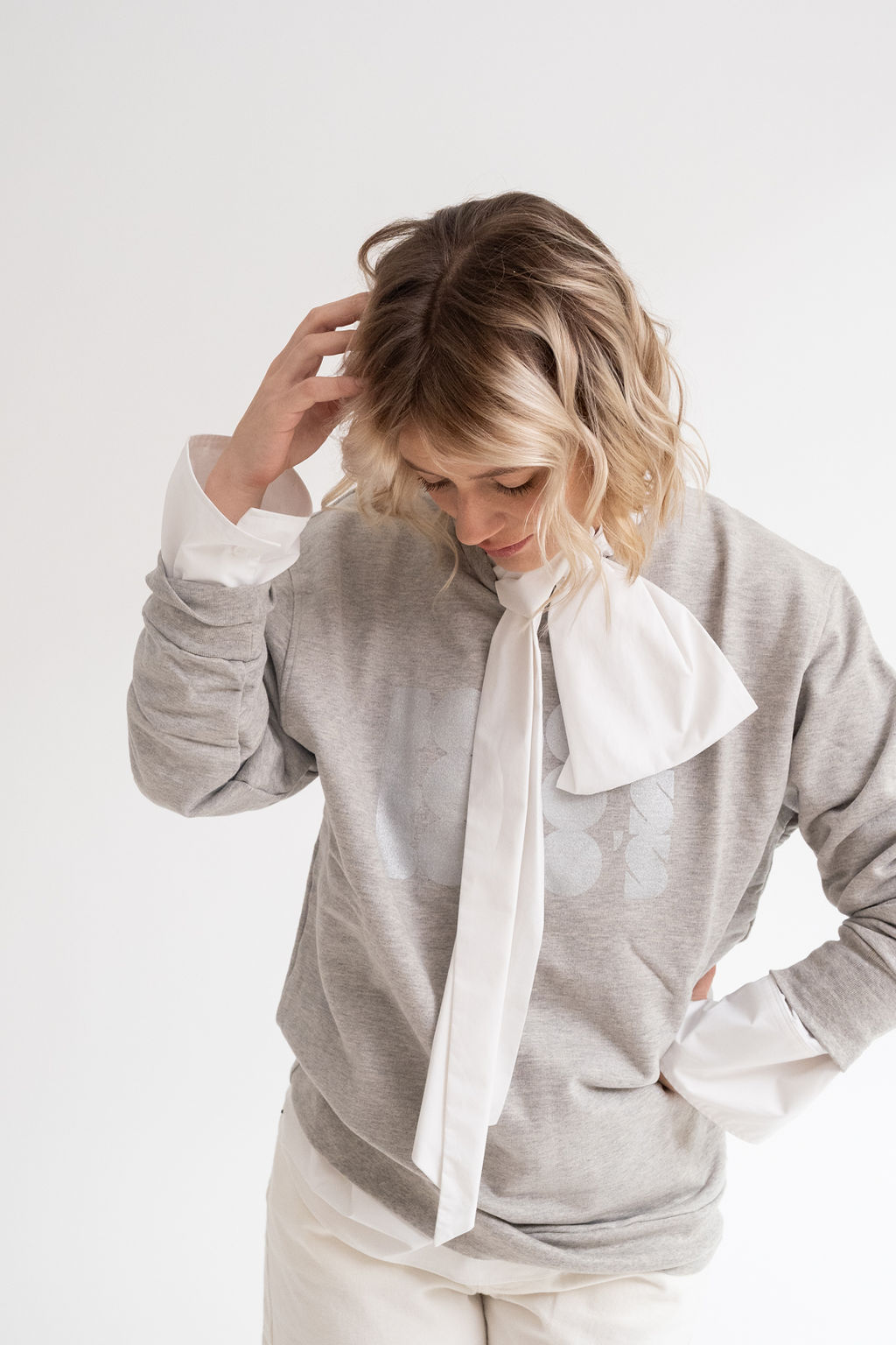 Women's Silver Grey Sweatshirt