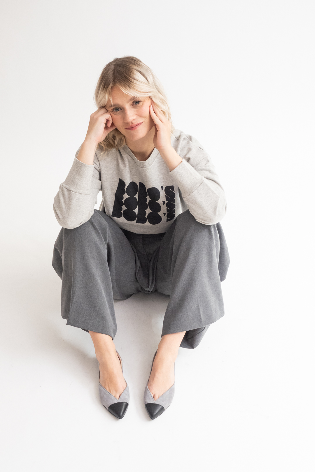 BAILARINA TRIXI GREY&BLACK - Imagen 3