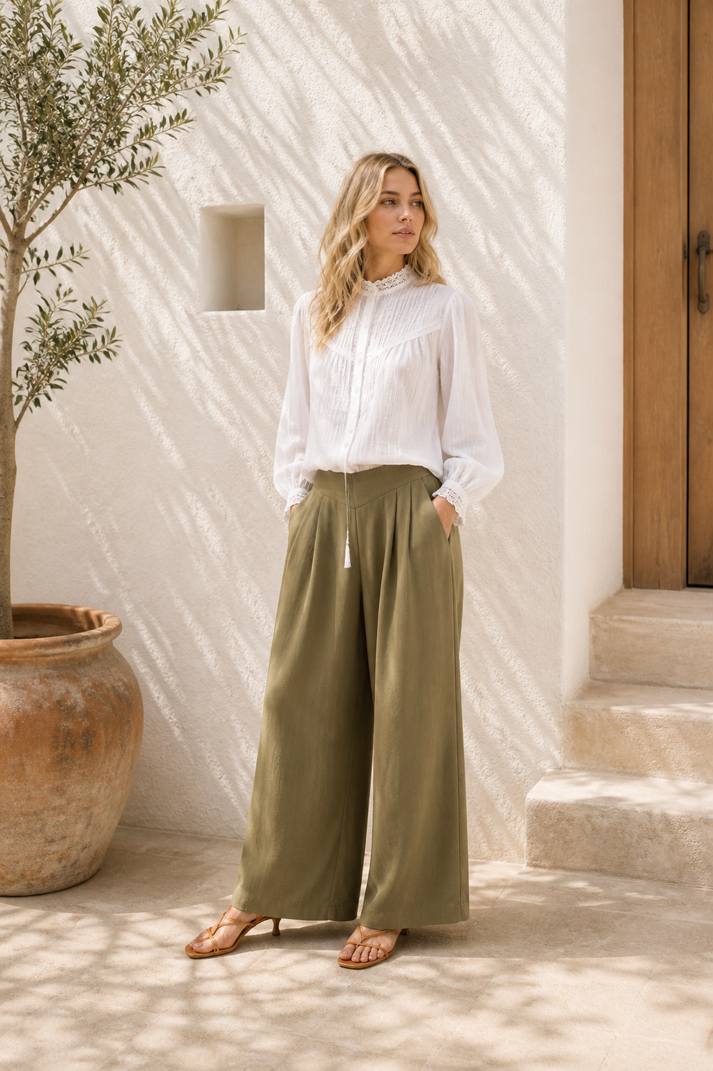 PANTALÓN VERDE