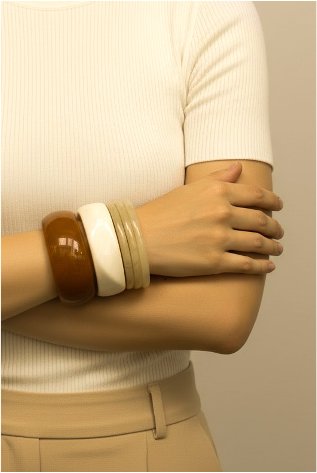 Combo Pulseras Sand&Caramel