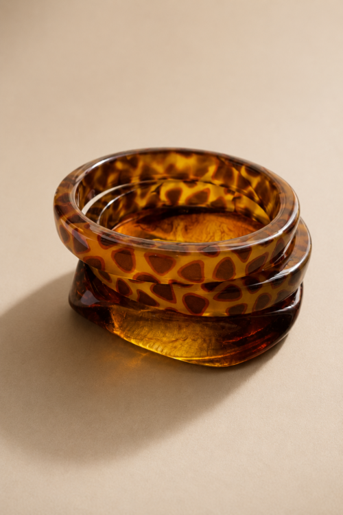 Trio pulseras Leo Ambar