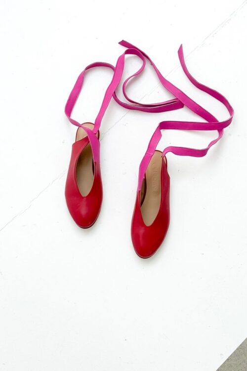 Ballerina SUZANNE RED&FUCSIA