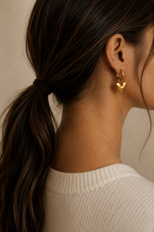 Pendientes Corazón LOVE