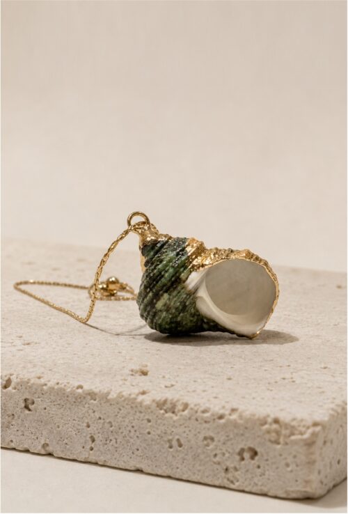 Collar Caracola Verde