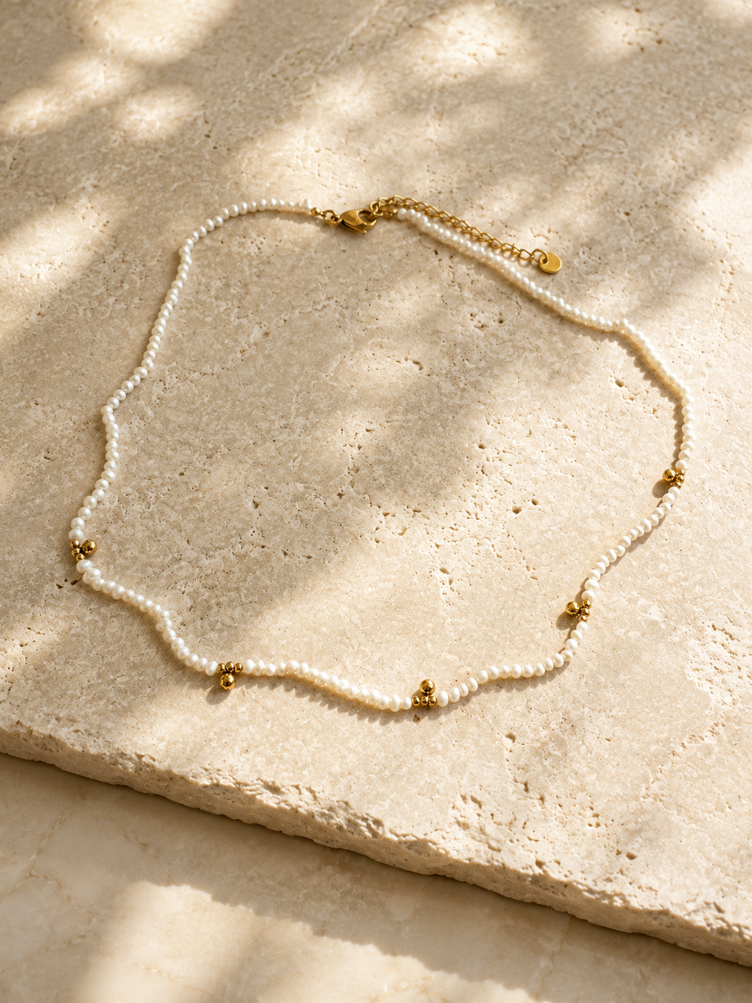 Collar Perlas y acero - Imagen 2