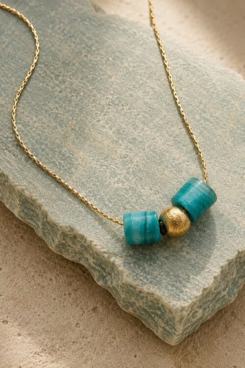 Apatite Petrol Mini Collar