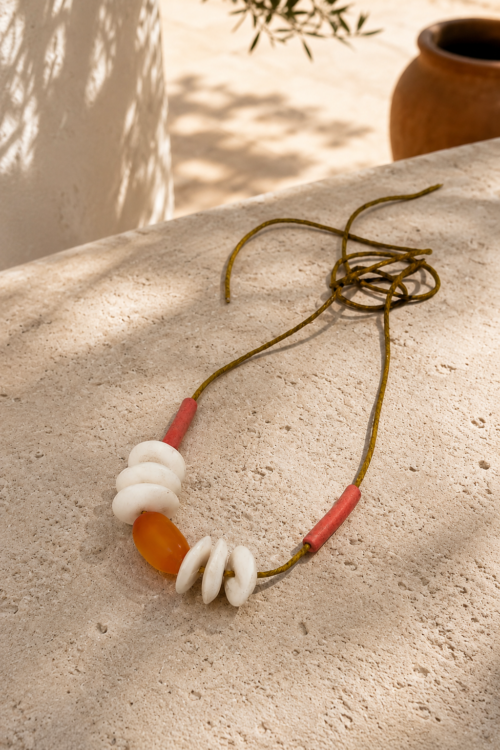 Collar Hueso ROSA