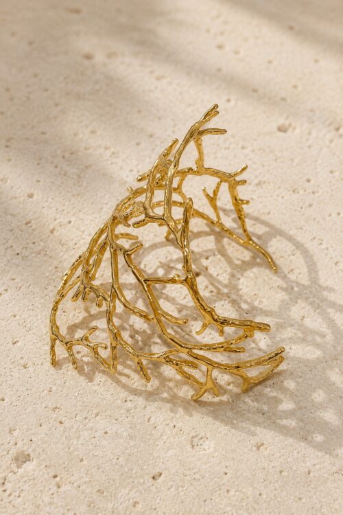 Brazalete CORAL DORADO