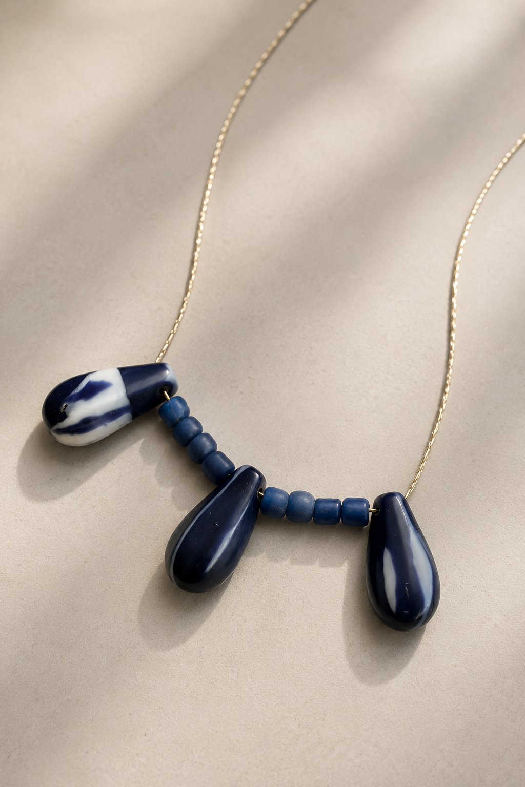 Collar Navy&White