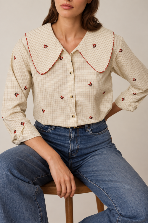 BLUSA BABERO CHERRY