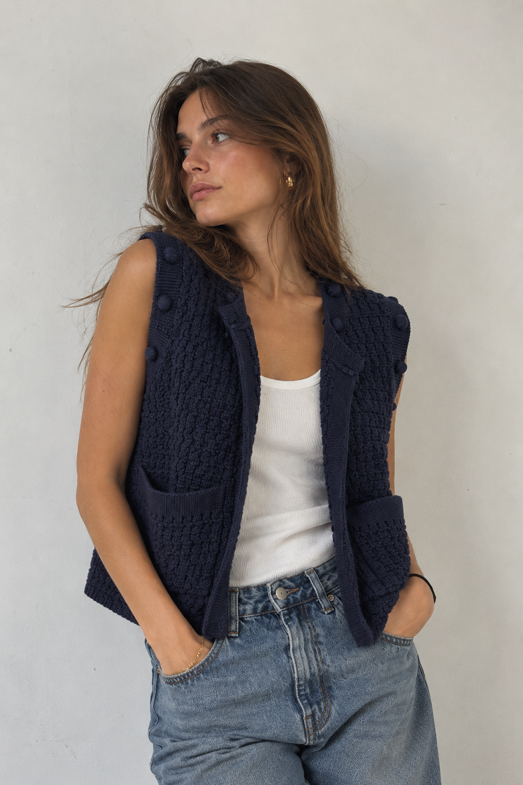 CHALECO NAVY