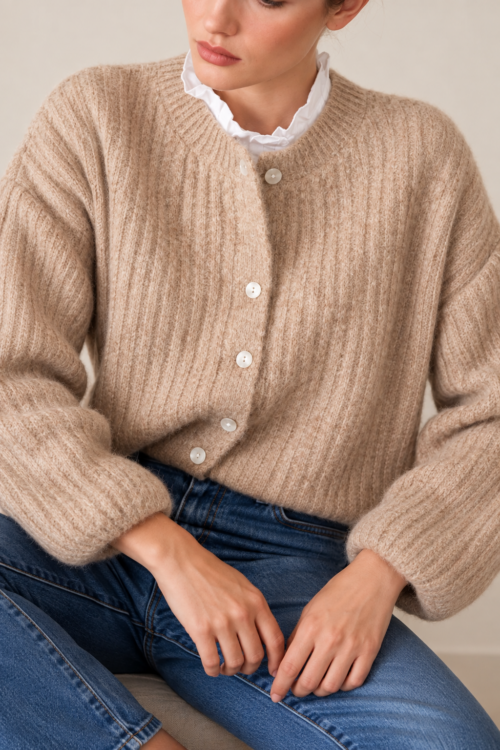 CHAQUETA SIMONE TAUPE