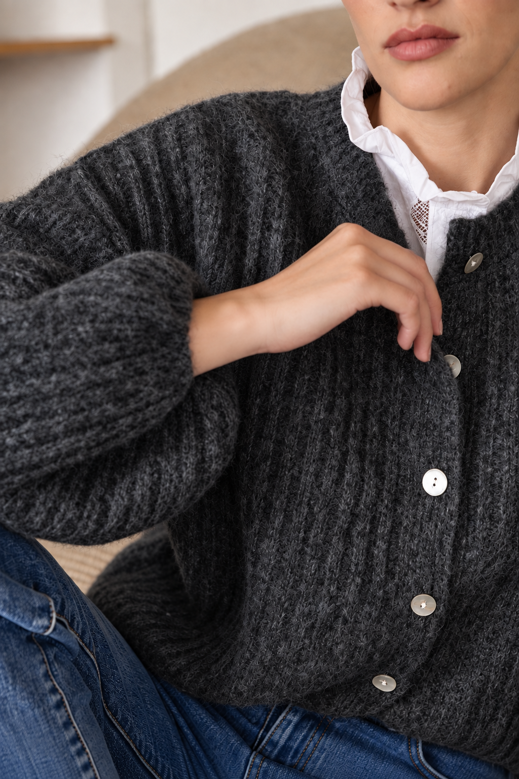 CHAQUETA SIMONE GRIS