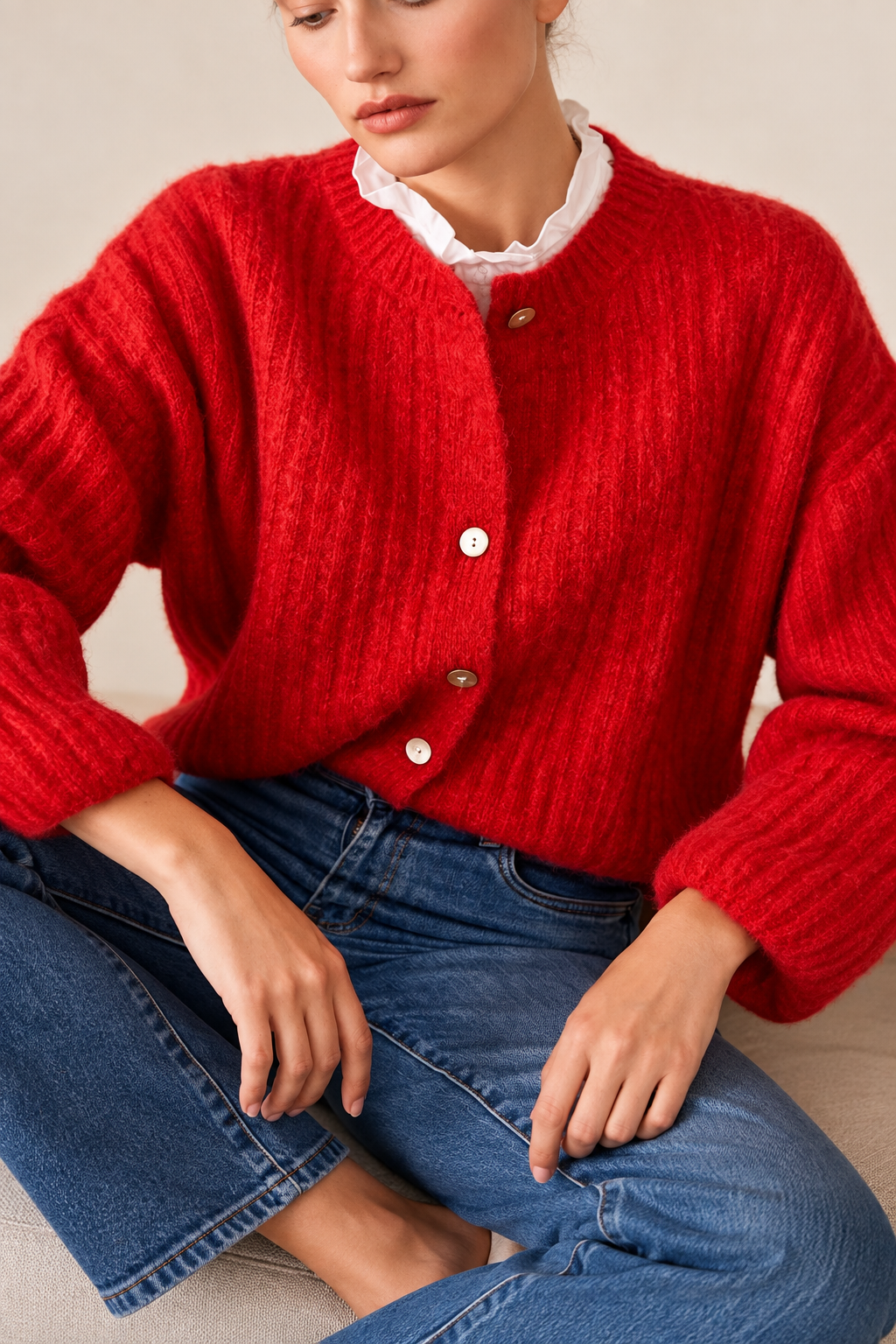 CHAQUETA SIMONE RED