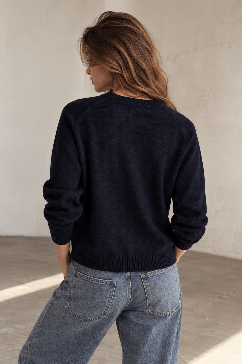CHAQUETA 100% WOOL MARINO - Imagen 2