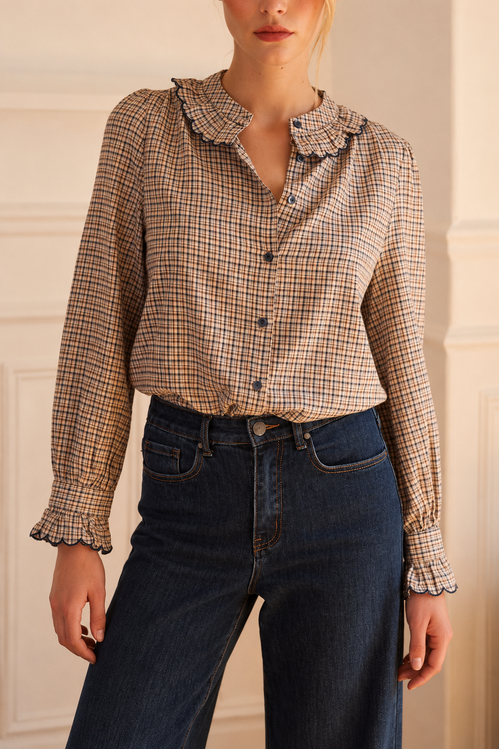 BLUSA CHECKMATE - Imagen 2