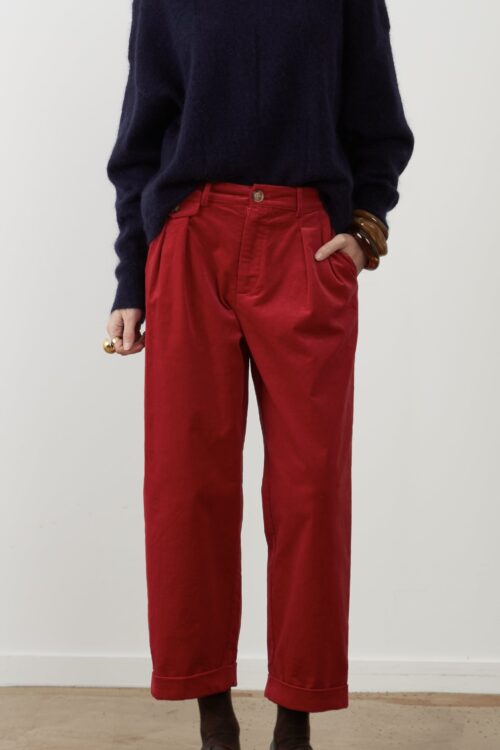 CHINOS PANA RED